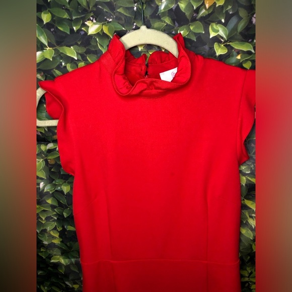 Julie Brown Mya Red Sheath Dress 2 - Picture 7 of 15